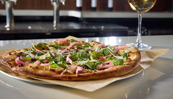 Great North Commons at Fire & Fir Rooftop Event Banquet Hall in Green Bay, Wisconsin wedding pizza catering Great North Commons at Fire & Fir Rooftop Event Banquet Hall in Green Bay, Wisconsin wedding pizza catering